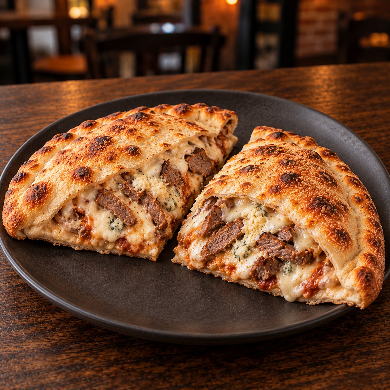 CALZONE DE MIGNON COM 4 QUEIJOS
