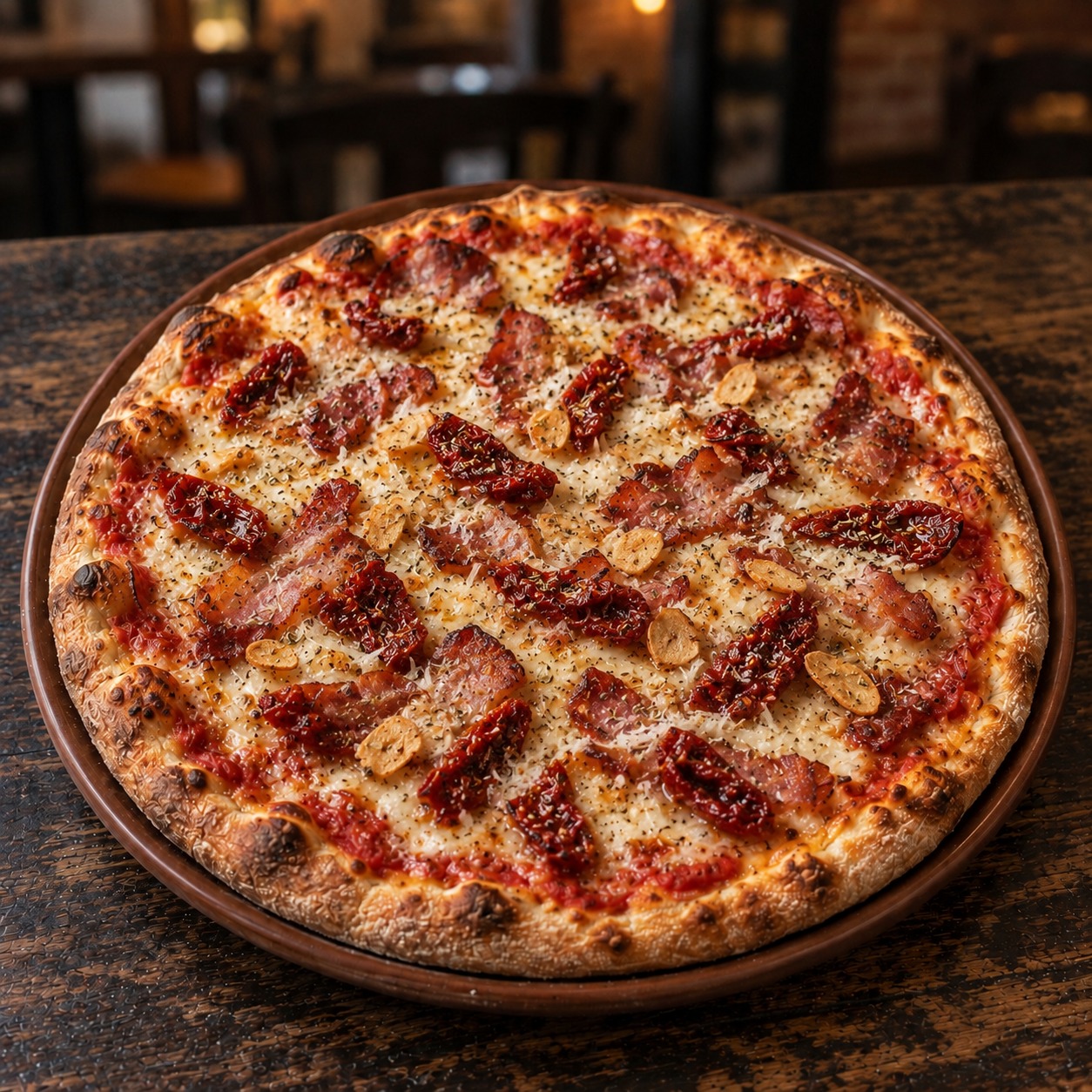 PIZZA SICILIANA (Tomate seco)