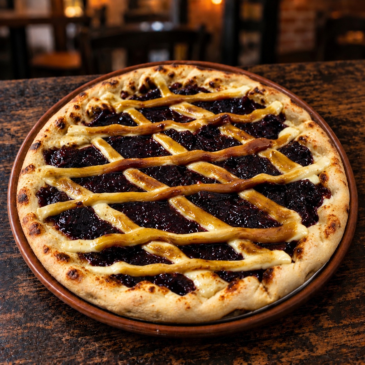 PIZZA ABACAXI AO VINHO