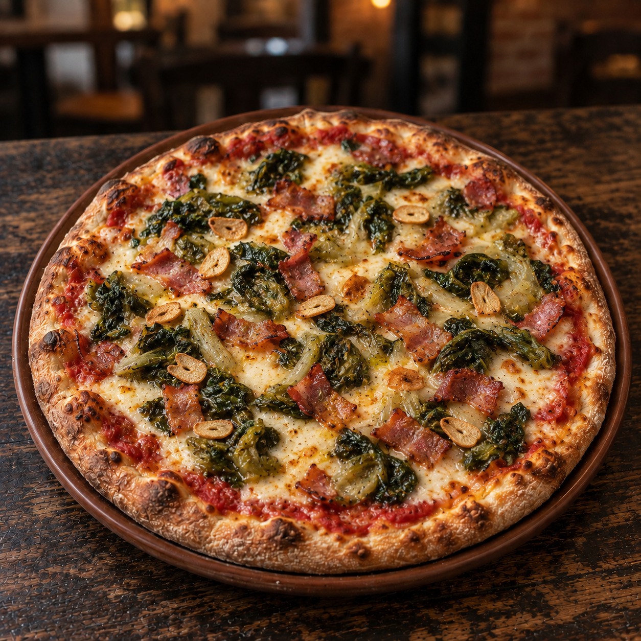 PIZZA DE ESCAROLA