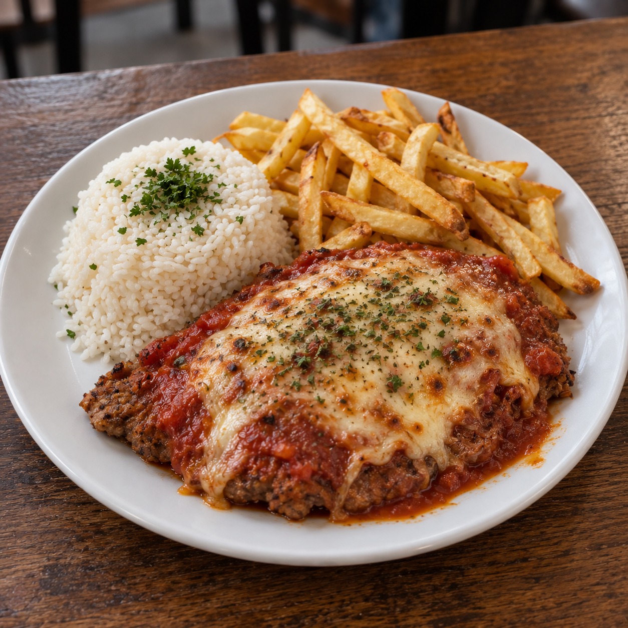 PARMEGIANA DE ALCATRA INDIVIDUAL