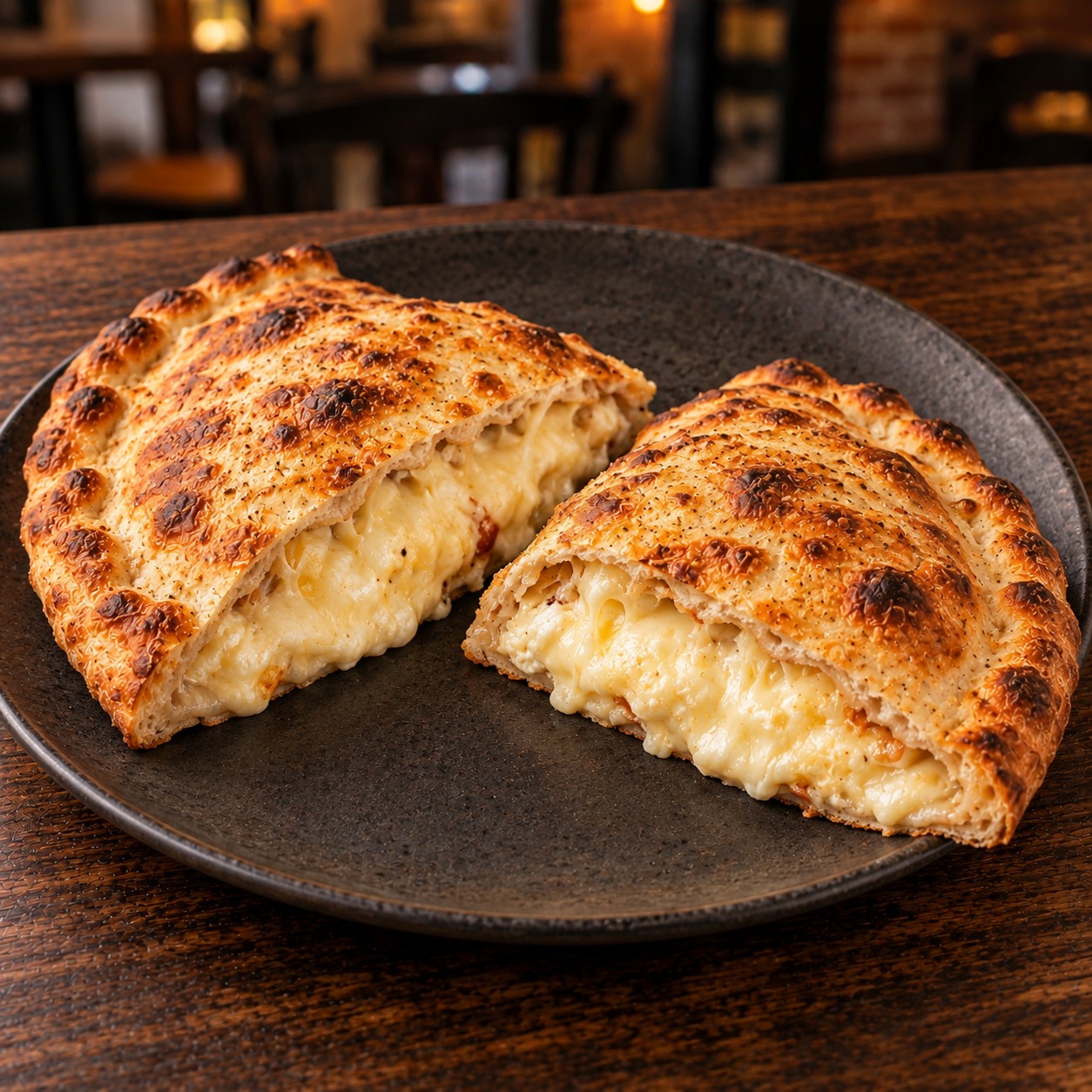 CALZONE ALHO E OLEO