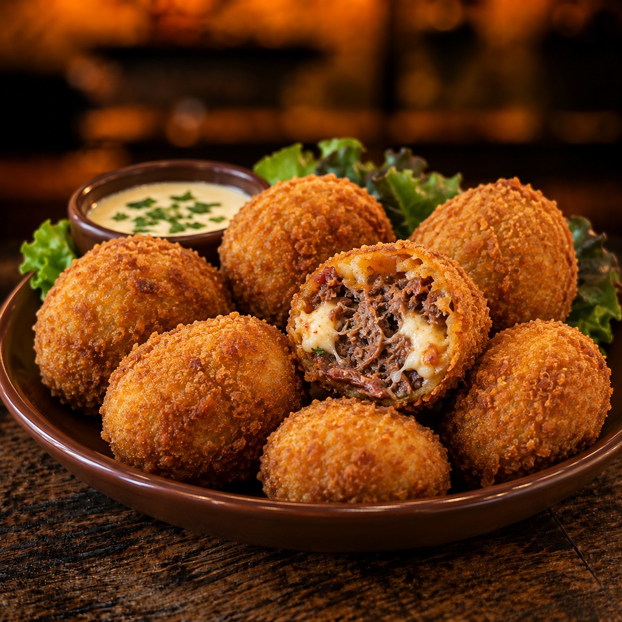 BOLINHO DE COSTELA COM REQUEIJÃO